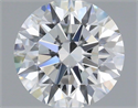 Lab Grown Diamond 1.07 Carats, Round with Ideal Cut, E Color, VS1 Clarity and Certified by IGI