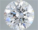 Del inventario de diamantes de laboratorio, 1.06 quilates, Redondo , Color D, claridad VVS2 y certificado IGI