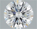 Del inventario de diamantes de laboratorio, 2.10 quilates, Redondo , Color F, claridad VVS2 y certificado IGI