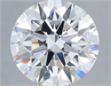 Del inventario de diamantes de laboratorio, 2.55 quilates, Redondo , Color F, claridad VVS2 y certificado IGI
