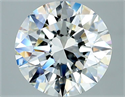 Natural Diamond 3.01 Carats, Round with Excellent Cut, I Color, VS2 Clarity and Certified by GIA