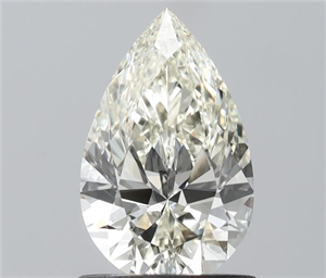 Picture of Natural Diamond 0.90 Carats, Pear with  Cut, K Color, VS1 Clarity and Certified by IGI