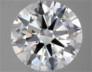 Foto Diamante Natural 3.01 quilates, Redondo , Color H, claridad VVS1 y certificado GIA de