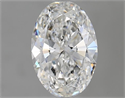 Natural Diamond 1.20 Carats, Oval with  Cut, F Color, VS1 Clarity and Certified by GIA