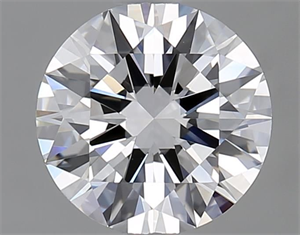 Picture of Natural Diamond 1.21 Carats, Round with Excellent Cut, E Color, VVS1 Clarity and Certified by GIA