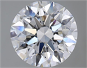 Diamante Natural 2.77 quilates, Redondo , Color D, claridad FL y certificado GIA