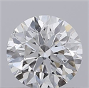 Natural Diamond 0.43 Carats, Round with Excellent Cut, E Color, SI2 Clarity and Certified by GIA