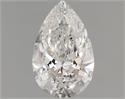 Diamante Natural 0.50 quilates, De pera , Color D, claridad SI2 y certificado IGI