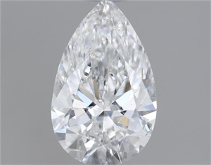Picture of Natural Diamond 0.72 Carats, Pear with  Cut, E Color, SI2 Clarity and Certified by GIA