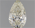 Natural Diamond 0.71 Carats, Pear with  Cut, K Color, SI1 Clarity and Certified by GIA