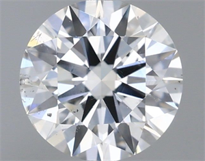 Foto Diamante Natural 0.70 quilates, Redondo , Color G, claridad SI1 y certificado GIA de