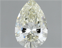 Natural Diamond 0.71 Carats, Pear with  Cut, L Color, VS1 Clarity and Certified by GIA