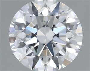 Picture of Natural Diamond 0.70 Carats, Round with Excellent Cut, E Color, SI1 Clarity and Certified by GIA