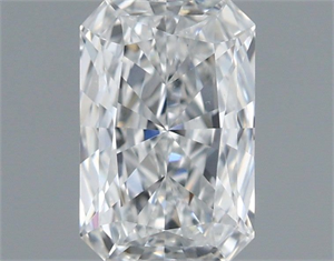 Picture of Natural Diamond 0.70 Carats, Radiant with  Cut, D Color, VS2 Clarity and Certified by GIA