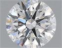 Natural Diamond 0.71 Carats, Round with Excellent Cut, H Color, VS2 Clarity and Certified by GIA