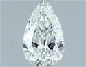 Natural Diamond 0.80 Carats, Pear with  Cut, G Color, SI1 Clarity and Certified by IGI
