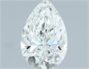 Natural Diamond 0.90 Carats, Pear with  Cut, G Color, VVS1 Clarity and Certified by IGI
