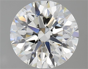 Picture of Natural Diamond 2.20 Carats, Round with Excellent Cut, I Color, VVS1 Clarity and Certified by GIA
