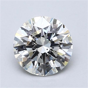 Picture of Natural Diamond 1.38 Carats, Round with Excellent Cut, H Color, SI2 Clarity and Certified by GIA