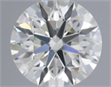 Natural Diamond 0.40 Carats, Round with Excellent Cut, H Color, VVS1 Clarity and Certified by GIA