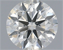 Natural Diamond 0.70 Carats, Round with Excellent Cut, H Color, SI1 Clarity and Certified by IGI