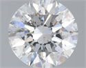 Natural Diamond 0.80 Carats, Round with Excellent Cut, E Color, I1 Clarity and Certified by GIA