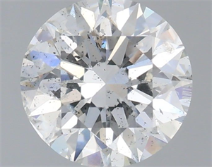 Picture of Natural Diamond 0.80 Carats, Round with Excellent Cut, E Color, I1 Clarity and Certified by GIA