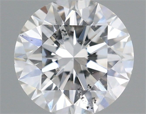 Foto Diamante Natural 0.65 quilates, Redondo , Color E, claridad SI2 y certificado GIA de