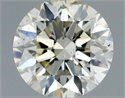 Diamante Natural 0.51 quilates, Redondo , Color K, claridad SI1 y certificado IGI