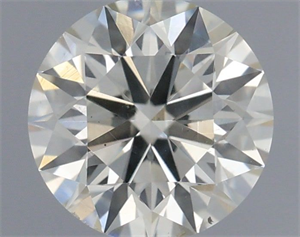 Picture of Natural Diamond 0.52 Carats, Round with Excellent Cut, K Color, VS2 Clarity and Certified by IGI