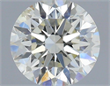 Natural Diamond 0.62 Carats, Round with Excellent Cut, J Color, SI1 Clarity and Certified by IGI
