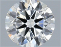 Natural Diamond 0.51 Carats, Round with Excellent Cut, H Color, SI1 Clarity and Certified by IGI