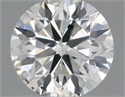 Natural Diamond 0.40 Carats, Round with Very Good Cut, F Color, SI1 Clarity and Certified by IGI