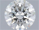 Natural Diamond 0.40 Carats, Round with Excellent Cut, G Color, SI1 Clarity and Certified by IGI