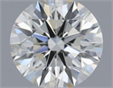 Natural Diamond 0.40 Carats, Round with Excellent Cut, H Color, VS2 Clarity and Certified by IGI