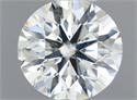 Natural Diamond 0.41 Carats, Round with Excellent Cut, I Color, SI1 Clarity and Certified by IGI