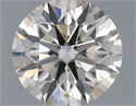 Natural Diamond 0.42 Carats, Round with Excellent Cut, J Color, VS2 Clarity and Certified by IGI