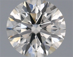 Picture of Natural Diamond 0.42 Carats, Round with Excellent Cut, J Color, VS2 Clarity and Certified by IGI