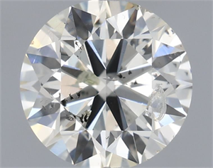 Picture of Natural Diamond 0.70 Carats, Round with Excellent Cut, I Color, SI2 Clarity and Certified by IGI