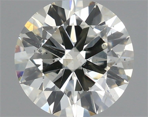 Picture of Natural Diamond 0.70 Carats, Round with Excellent Cut, K Color, SI1 Clarity and Certified by IGI