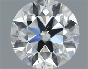 Picture of Natural Diamond 0.80 Carats, Round with Excellent Cut, J Color, SI2 Clarity and Certified by GIA