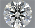 Natural Diamond 0.50 Carats, Round with Excellent Cut, K Color, SI1 Clarity and Certified by IGI
