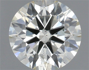 Picture of Natural Diamond 0.50 Carats, Round with Excellent Cut, K Color, SI1 Clarity and Certified by IGI