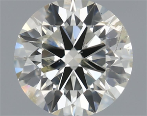 Picture of Natural Diamond 0.70 Carats, Round with Excellent Cut, J Color, SI2 Clarity and Certified by IGI