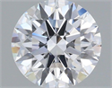 Del inventario de diamantes de laboratorio, 1.08 quilates, Redondo , Color D, claridad VS2 y certificado IGI
