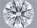 Diamante Natural 0.40 quilates, Redondo , Color H, claridad IF y certificado GIA