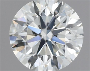 Picture of Natural Diamond 0.40 Carats, Round with Very Good Cut, I Color, VS2 Clarity and Certified by GIA