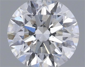 Foto Diamante Natural 0.40 quilates, Redondo , Color E, claridad SI2 y certificado GIA de