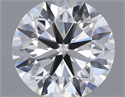Diamante Natural 0.46 quilates, Redondo , Color F, claridad VVS2 y certificado GIA