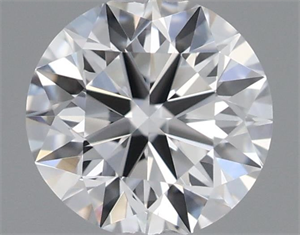 Foto Diamante Natural 0.40 quilates, Redondo , Color F, claridad IF y certificado GIA de